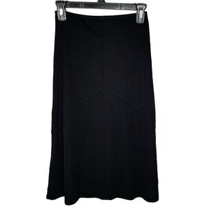 Club Monaco skirt black womens size xs elastic waist slip a line
